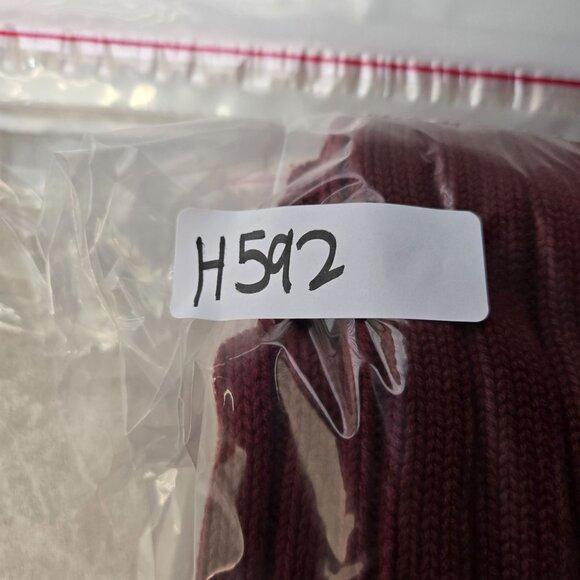 Abercrombie Vintage Turtleneck Sweater Men L Red Ribbed Chunky Y2k Preppy Retro - Picture 12 of 12